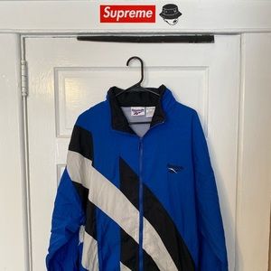 Vintage Reebok Basketball Hooded Windbreaker